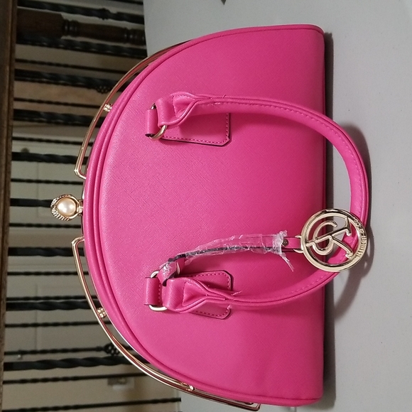Beautiful Pink/Fuchsia satchel - Picture 1 of 6